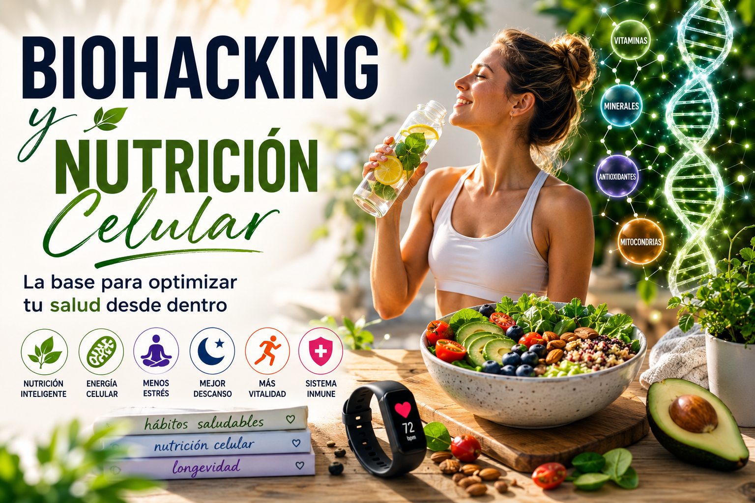 Biohacking y nutrición celular