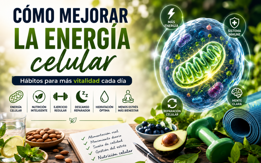 Cómo mejorar la energía celular: hábitos para sentirte con más vitalidad cada día